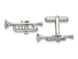 Men's Stainless Steel Trumpet Cuff Links