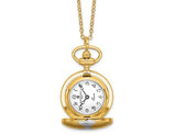 Charles Hubert Yellow Shield Brass Pendant Watch (26mm)