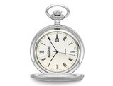 Swingtime Chrome Finished Brass Pocket Watch (48mm)