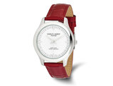 Mens Charles-Hubert Watch with Red-Brown Leather Band