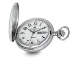 Charles Hubert Lion Crest Stainless Hunter Pocket Watch (47mm)