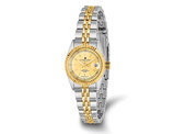 Ladies Charles-Hubert Two-Tone Stainless Steel Yellow Dial Watch