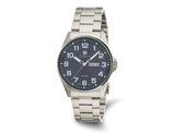 Mens Charles-Hubert Stainless Steel Blue Dial Watch (42mm)