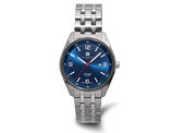 Mens Charles-Hubert Titanium Blue Dial Watch (42mm)