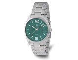 Mens Charles-Hubert Stainless Steel Green Dial Watch (42mm)