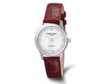 Ladies Charles-Hubert Watch with Brown Leather Band (28mm)