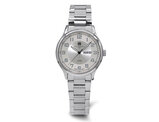 Mens Charles-Hubert Stainless Steel Silver Tone Dial Watch (40mm)