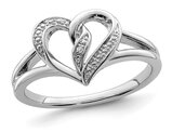 Sterling Silver Heart Promise Ring