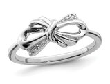 Sterling Silver Bow Ribbon Ring