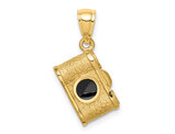 14K Yellow Gold Camera Charm Pendant (NO CHAIN)