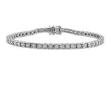 7/8 Carat (ctw VS1-VS2, G-H) Lab-Grown Diamond Tennis Bracelet Sterling Silver (7Inches)