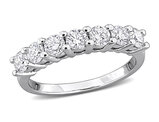 1.00 Carat (ctw) Lab-Grown Diamond Anniversary Band Ring Sterling Silver