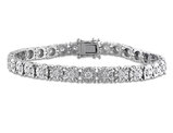2.00 Carat (ctw VS1-VS2, G-H) Lab-Grown Diamond Tennis Bracelet Sterling Silver (7Inches)