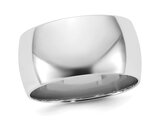 Men's 14K White Gold 10mm Wedding Band Ring