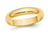 Ladies 14K Yellow Gold 3.5mm Wedding Band Ring