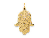 10K Yellow Gold Filigree Hamsa Pendant (NO CHAIN)