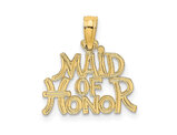 14K Yellow Gold MADE OF HONOR Pendant (No Chain)