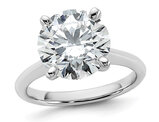 5.00 Carat (ctw VS2-VS1, D-E-F) Certified Lab-Grown Diamond Solitaire Engagement Ring 14K White Gold