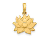 14K Yellow Gold Flower Pendant (NO CHAIN)
