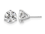 6.00 Carat (ctwD-E-F, VS2-VS1) Lab-Grown Certified Diamond Solitaire Stud Earrings in Platinum