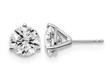 5.00 Carat (ctwD-E-F, VS2-VS1) Lab-Grown Certified Diamond Solitaire Stud Earrings in Platinum