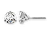 5.00 Carat (ctwD-E-F, VS2-VS1) Lab-Grown Certified Diamond Solitaire Stud Earrings in Platinum