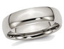 Men's Chisel Titanium 6mm Polished Wedding Band Ring