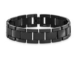 Stainless Steel Men's Black Plating Bracelet 8.5 Inches
