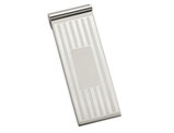 Men's Stainless Steel Brushed and Polished Money Clip