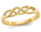 14K Yellow Gold Free Form Knot Ring