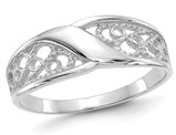 Fillagree Ring in 14K White Gold