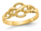 14K Yellow Gold Free Form Knot Ring