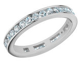 1.00 Carat (ctw G-H, I1-I2) Diamond Eternity Wedding Anniversary Anniversary Ring in 14K White Gold
