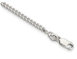 Curb Chain Bracelet in Sterling Silver 7 Inches (3.0mm)