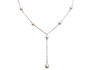Freshwater White Pearl Lariat Necklace